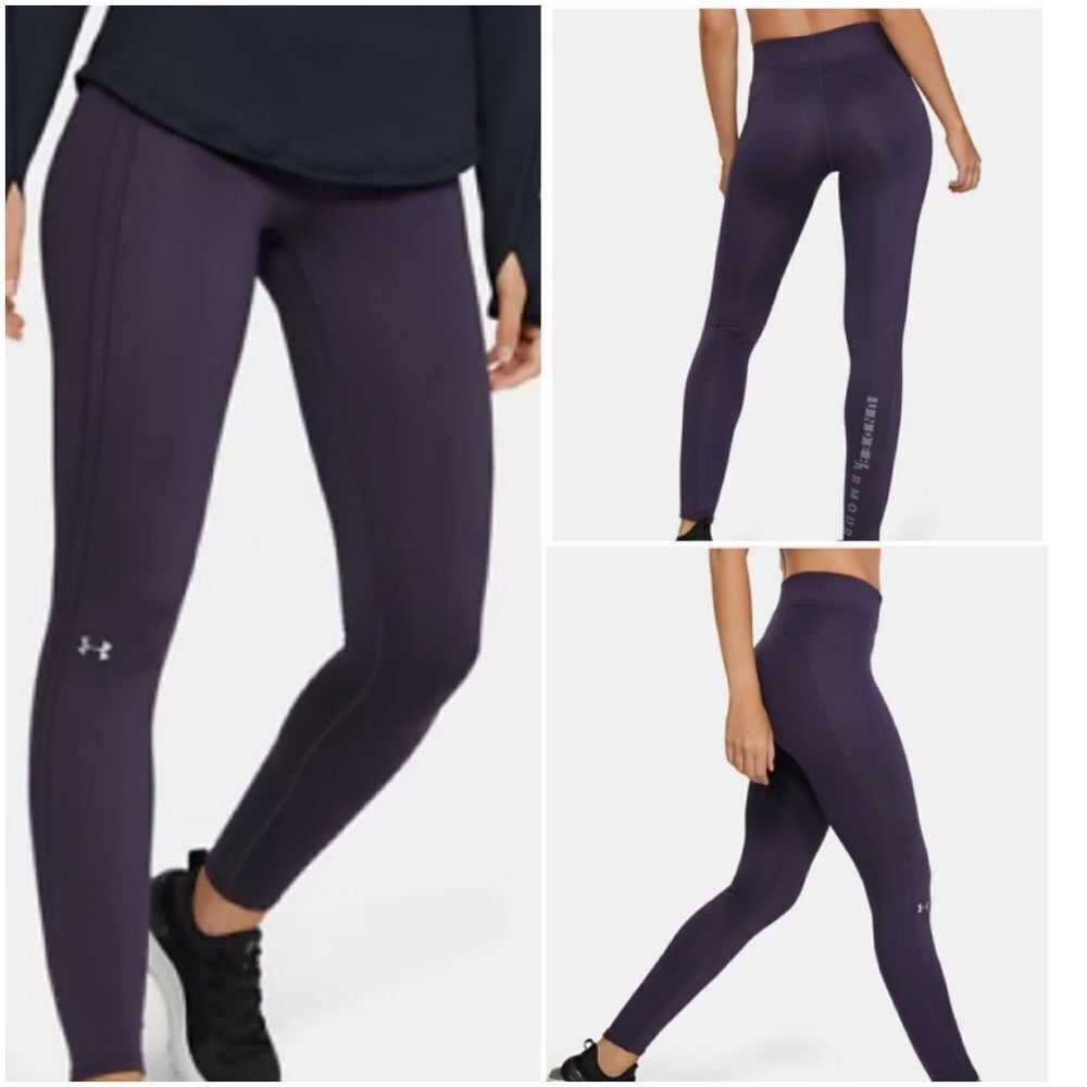 ☔️🔹️Under Armour Plum Fleece Lined Athletic Pants Medium